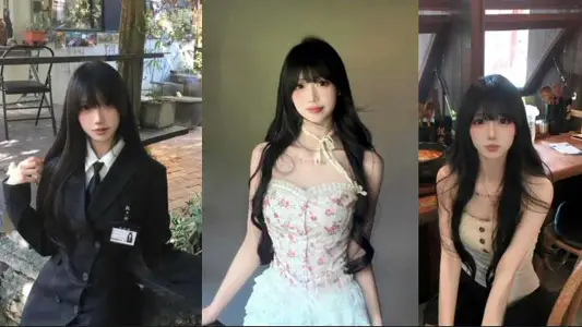 抖音高颜值美少女【恋爱绝缘体】身材高挑的甜美女神，逆天长腿细腰翘臀内衣私拍视频流出